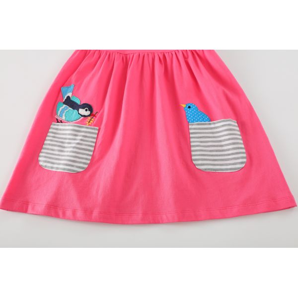 Sleeveless Ruffle Summer Children'S Clothing Cute Print Girl Boutique Dresses