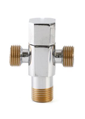 Practical Rustproof 3 Way Angle Valve , Multifunctional 90 Degree Angle Valve