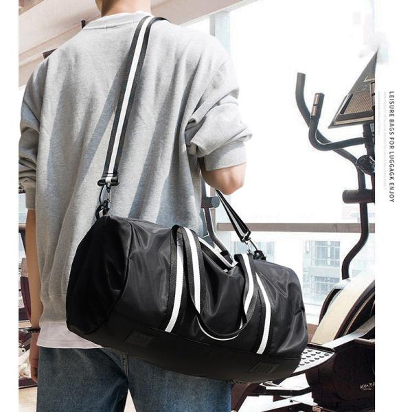 29L Sports Gym Bag Oxford Waterproof Travel Bags With Shoe Pocket
