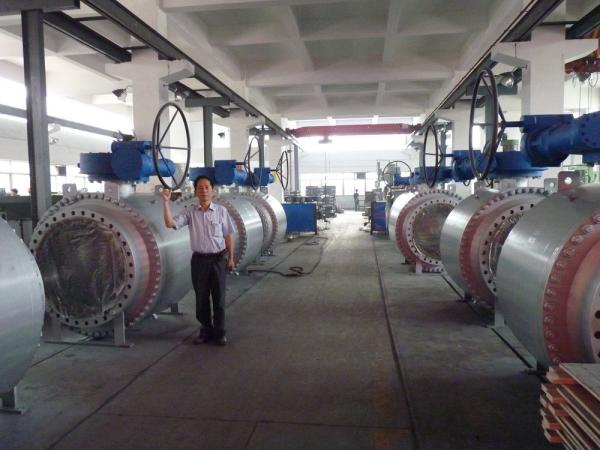 Blowout Proof 2500lb Trunnion Ball Valve for Industrial Fluid Control