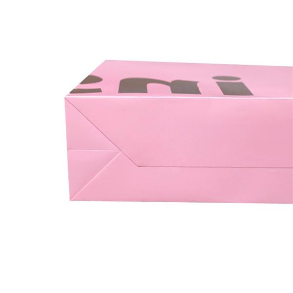 Self Erecting Kraft Christmas Gift Bags Printed Branded Packaging Festival Gift Bags