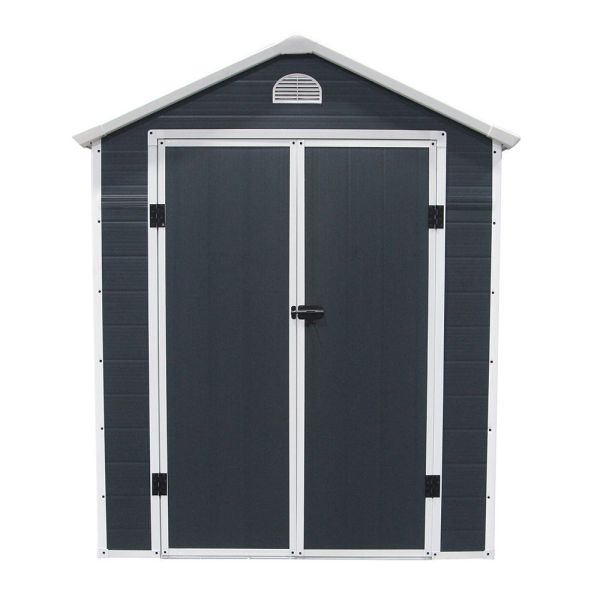 Uv Resistant Plastic Backyard Shed Vents 6x4 Resin Storage Shed For Backyard