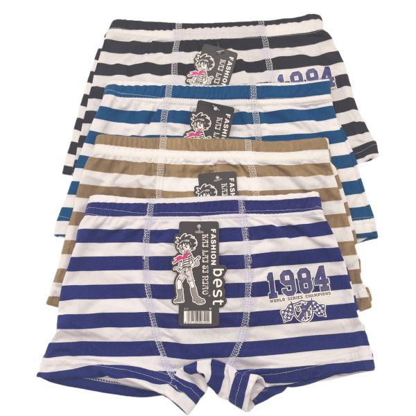 Africa Hot Selling Boy Boxer Briefs One Dozen 12 Pieces M-XL Printing Briefs BOY Boxers