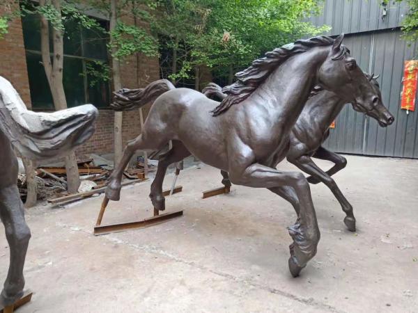 Garden bronze horse sculptures brass horse statues,casting bronze animal statues, China sculpture supplier
