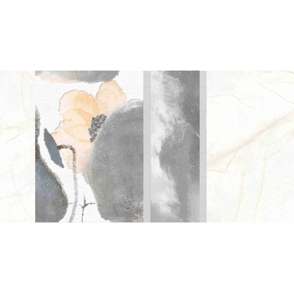 Beige Polished Porcelain Tile For Shower Walls Home Decor Indoor 400X800 mm