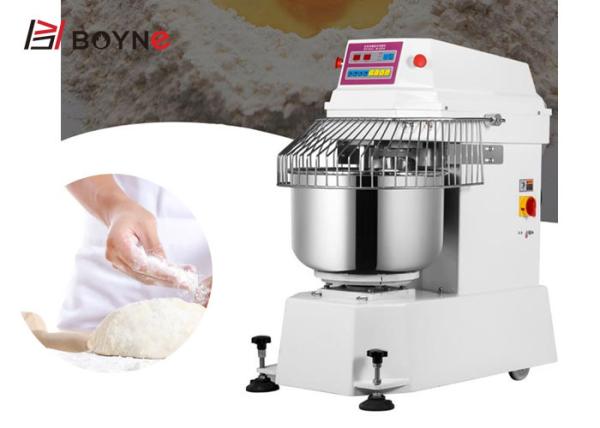 Restaurant Commercial Stainless Steel Spiral Mixer Machine 15~100kg Dough Mixer