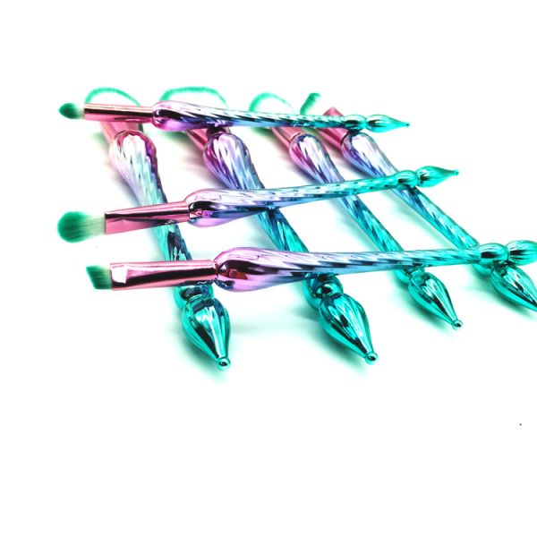 Promotion Private Label Best Quality 7Pcs Synthetic Hair Makeup Brushes Free Sample