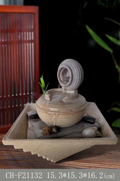 Tabletop Decoration Traditional  Polyresin Waterfall Decor Indoor