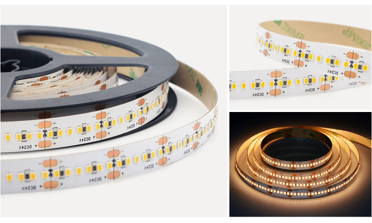Приведенная SMD лента прокладки 24VDC 2216 освещает 300 СИД/выходной сигнал высокое CRI90 CRI95 m безшовного