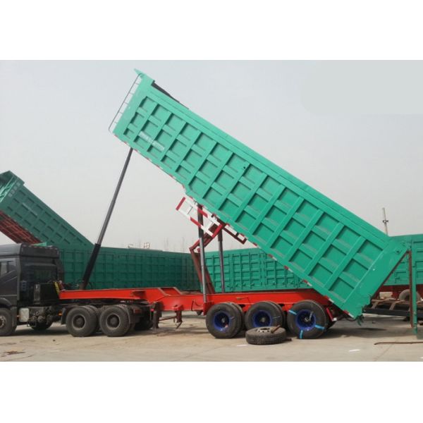 Large Loading Capacity Semi Trailer Truck 60 Tons 25-45CBM With ISO Certification