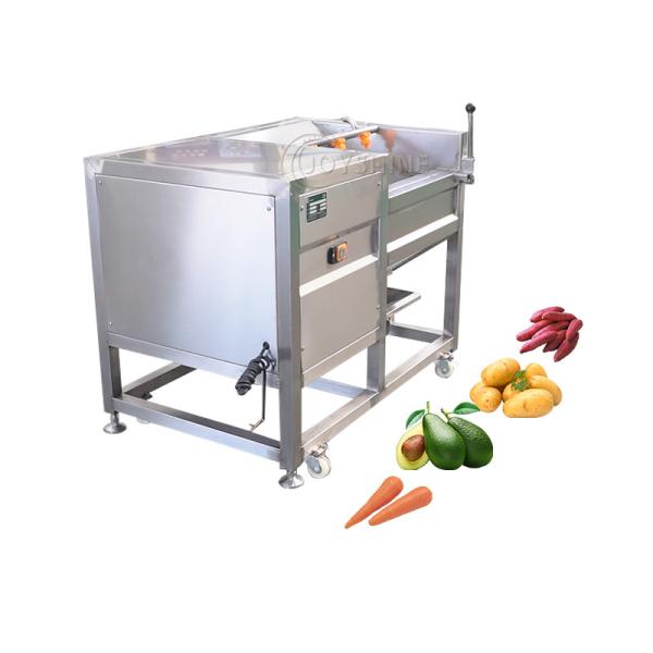 Máquina automática de esfoliação de cenouras para limpeza e esfoliação fácil