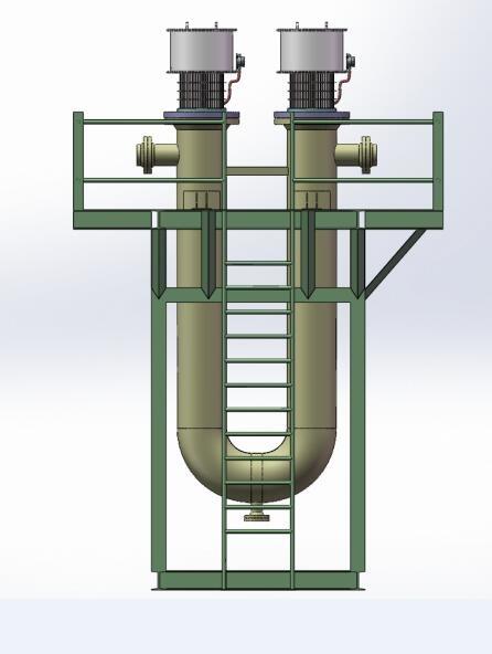 SS304 Shell Electric Thermic Fluid Heater Avoiding Overheating Damage