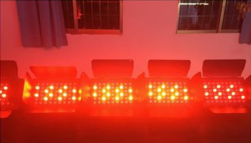 Commercial Led Wall Washer Lights 54x3W 4in1 , Led Wall Wash Flood Light