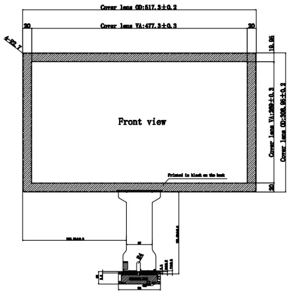 ILITEK WEIDA Capacitive Touch Screen Panel For Vending Machine