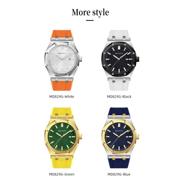 Premium Silver-white Men's Quartz Watch · 3ATM Water Resistant | Customizable Logo - OEM/ODM