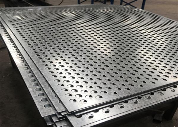 5mm Thickness Perforated Metal Mesh Sheet Big Opening Flat