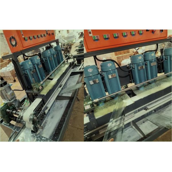 Машина для нанесения прямых краев стекла весом 800 кг для нанесения краев и полирования стекла прямой линии