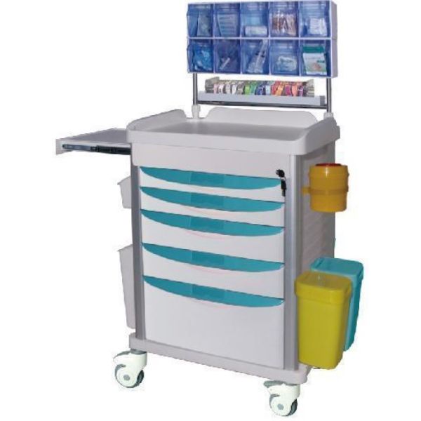ABS anesthésie médicale chariots mobiles équipement de chariot avec tiroirs