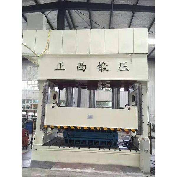 Thick Plate Stretching Hydraulic Deep Drawing Press H Frame Servo Motor 3500T