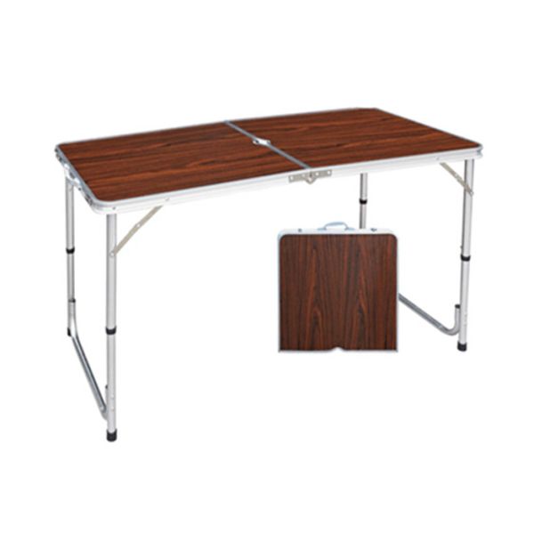 Height Adjustable Polywood Garden Table Aluminum Patio Dining Table