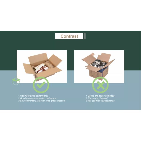 TSCX Biodegradable Eco Friendly Recyclable Logistics Packaging Protective Compostable Wrap Gift Cushioning Gift Honeycomb Paper