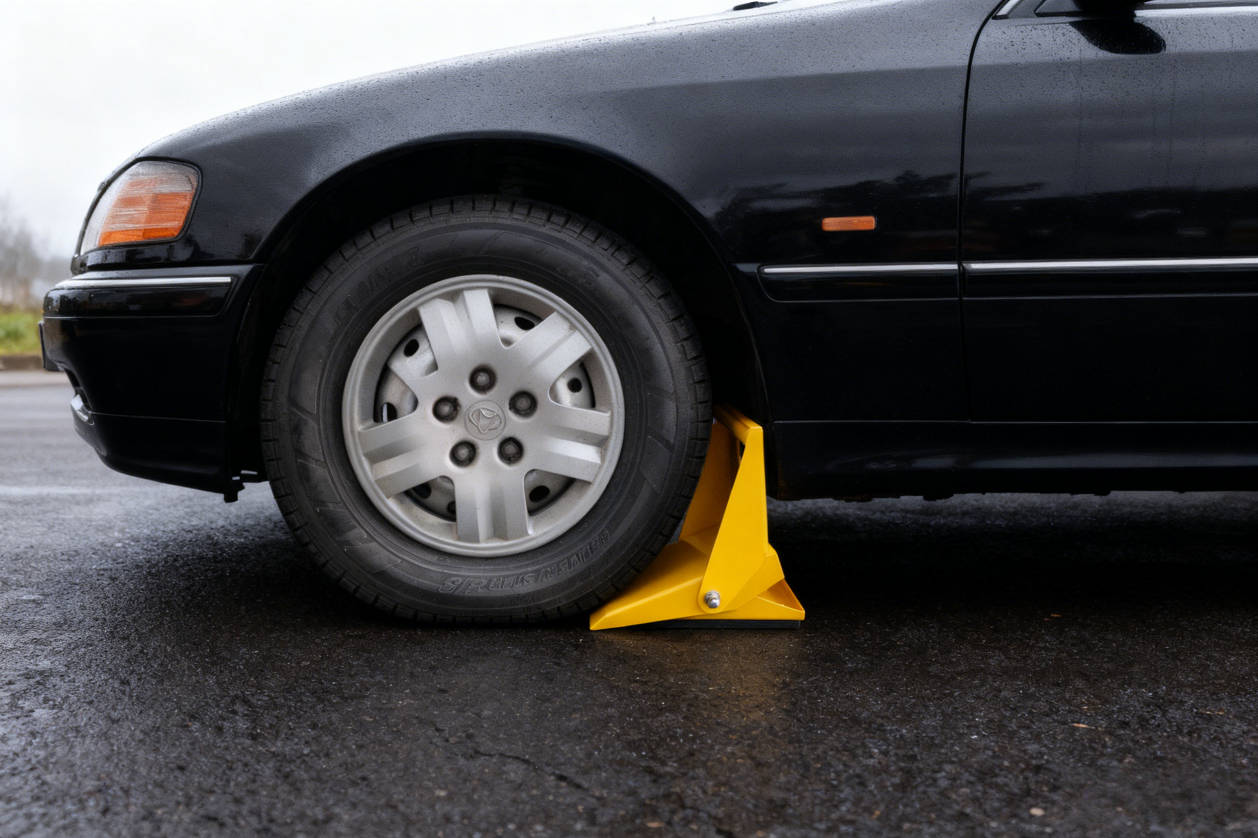 anti skid Collapsible 4kg Car Parking Blocker