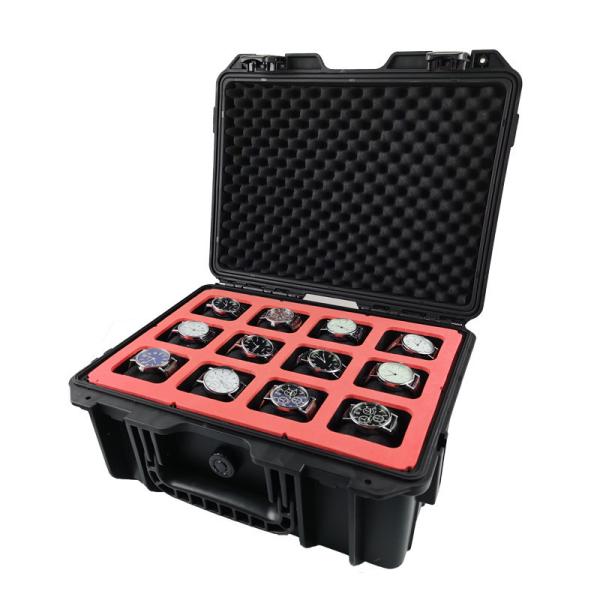 Casse de vol verrouillable IP67 étanche aux produits chimiques et à transport en mousse
