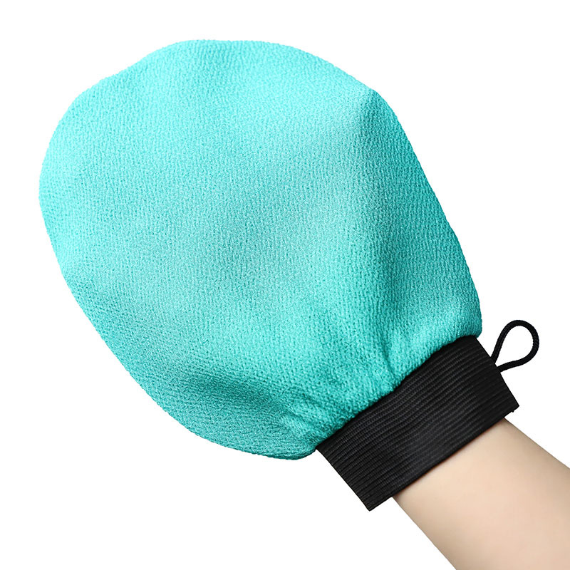Viscose Polyester 15g/pc Bamboo Exfoliating Bath Mitt Shower Gloves