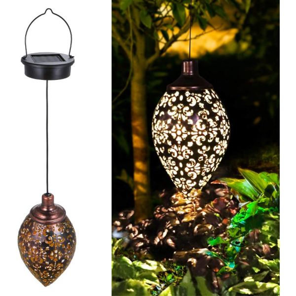 Waterproof Hanging Solar LED Lantern Garden Decoration Lights