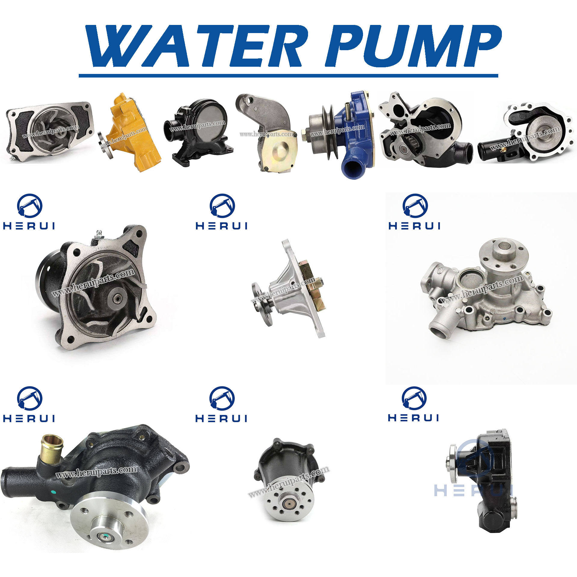 123900-42101 123900-42100 Diesel Engine Parts Water Pump for Komatsu 4D106 Engine Water Pump