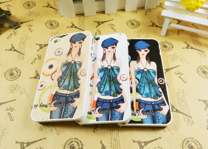 Custom Cute PC Iphone 4 Hard Shell Case With Dustproof Speciality