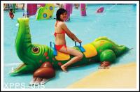 Jeu d'Aqua de crocodile de jet, équipement de Sprayground de l'eau, équipements de parc d'Aqua