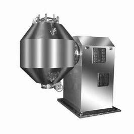 400kg/H PLC Rotary Cone Vacuum Paddle  Dryer For Liquid Raw Material