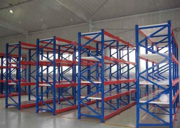 Medium Duty Industrial Steel Storage Racks 500kg/Layer Commercial Warehouse Shelving