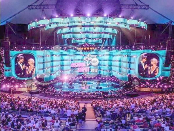 P2.6 LED Stage Screen Rental , 1500cd Indoor LED Video Wall with IECEE Approval