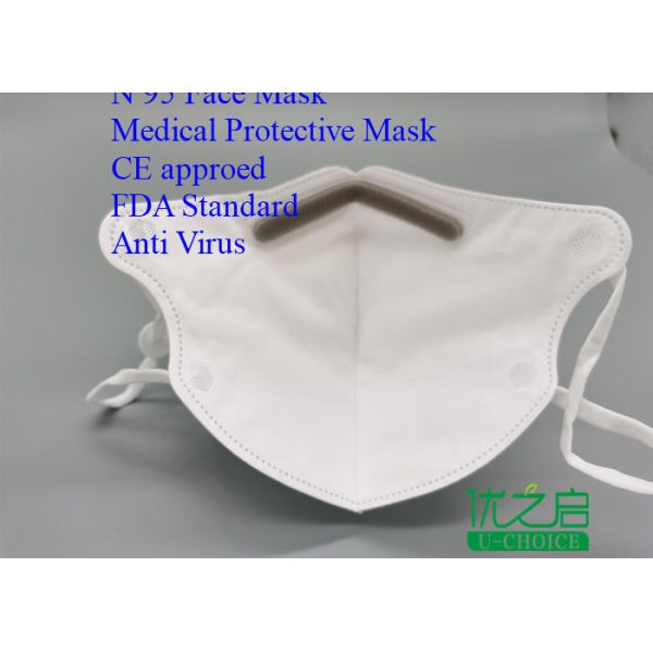 Elastic Earloop 3 Ply Surgical Face Mask , Collapsible Non Disposable Face Mask