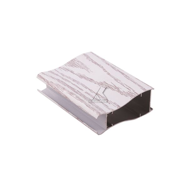 Factory Price Wood Grain Aluminium Extrusion Profile For Door And Window
