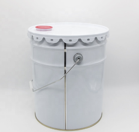 Ведро металла 20L ведра ведра краски крышки цветка цилиндрическое