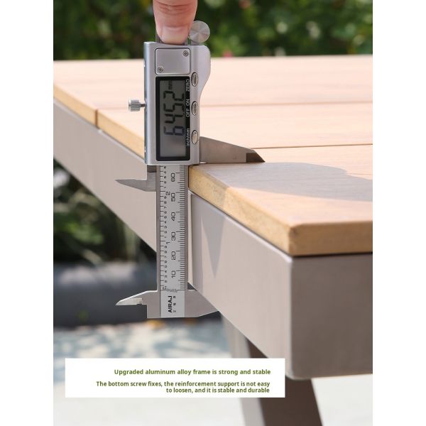 OEM Outdoor Aluminium Garden Dining Set With UV Resistant Material