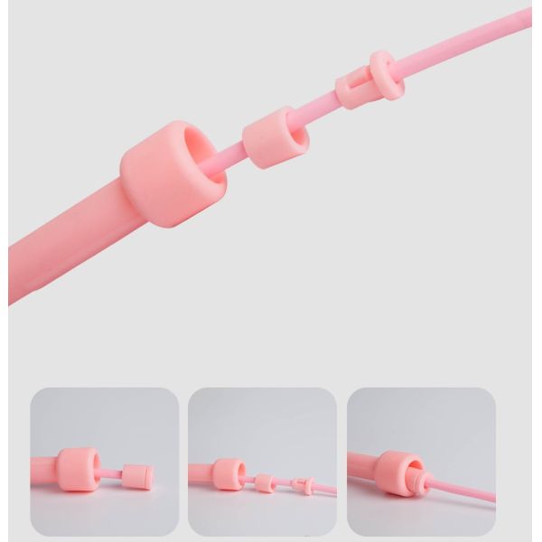 2.8m Length 4.3mm Fitness Jump Ropes Pvc For Adults And Children