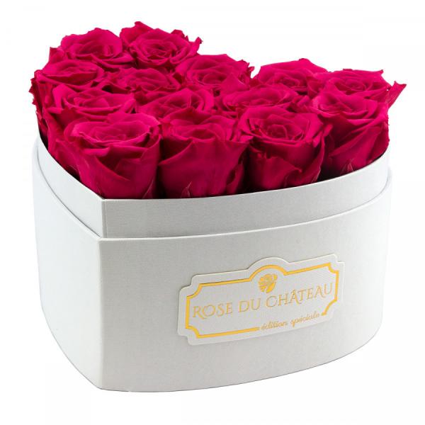 Caisses d'emballage en forme de coeur de papier biodégradables de cadeau du velours C2S