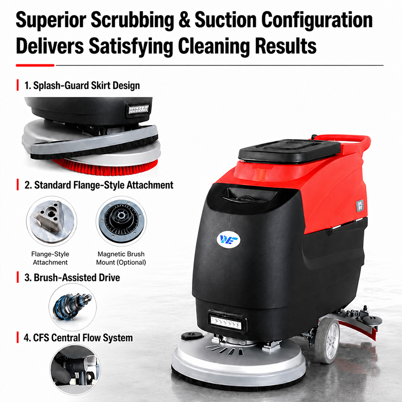 Affordable Price Industry Cleaning Equipment Electric Floor Scrubber Support OEM/ODM