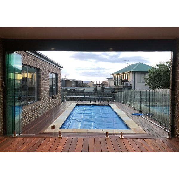 316 Railing Clamp Spigots Frameless Glass Balustrade U Channel System Swimming Pool Handrail