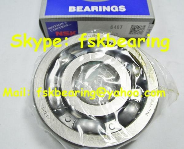 High Temperature 6407 NSK Single Row Ball Bearings 35 × 100 × 25mm