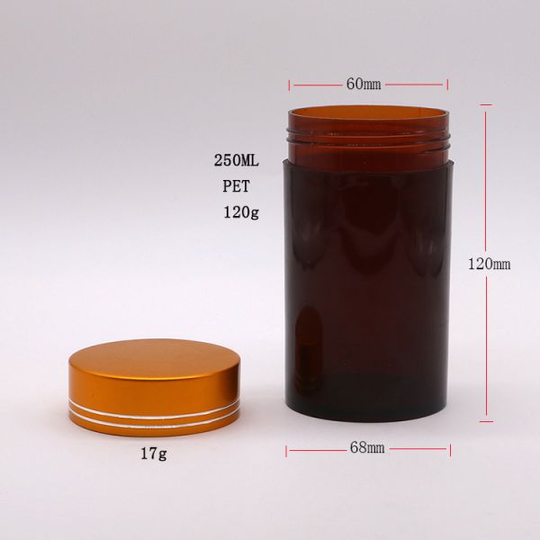 Бутылка из пластиковой ПЭТ-зерки для капсул пищевых добавок и растительных добавок