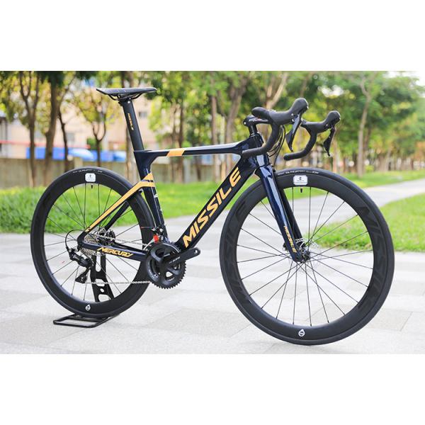22 Speed Carbon Road Bike com pneu 700*25C e travão de disco 31.8*420 Carbon Handlebar