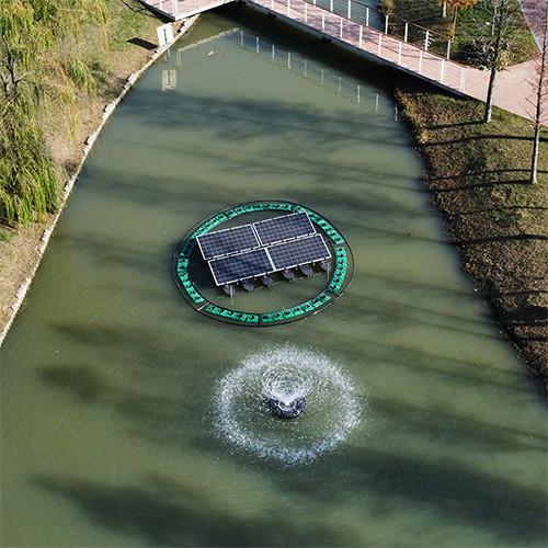 Aérateur solaire à haute efficacité pour étangs 380V 0,5KW Aérateur solaire pour étangs de poissons