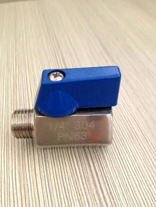 High Quality 304/316 Stainless Steel Mini Ball Valve for Water Oil Gas 1/8-1 inch