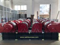 soportes de soldadura del rotor de los rodillos del tubo resistente 300T con el ajuste del perno
