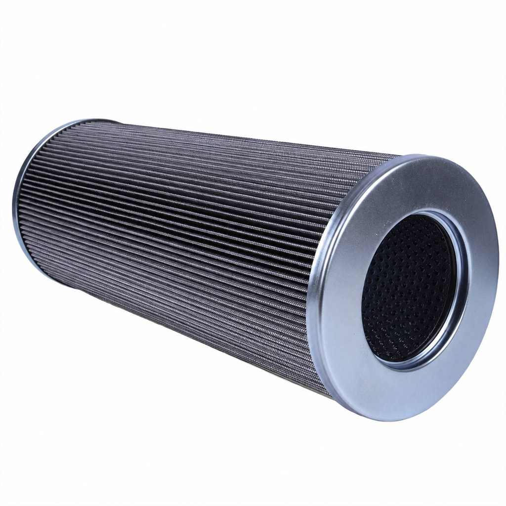 Stainless Steel Pleated Filter Cartridge with Large Dirt-holding Capacity and Stable Construction for Hydraulic Systems